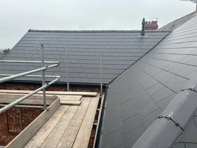 Completed pitched roof by Emperor Roofing